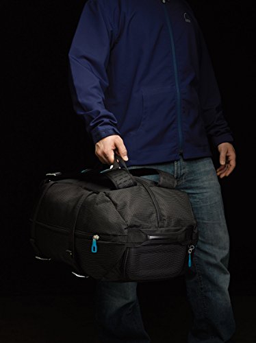 Thule Crossover Duffel Pack Reisetasche 40L  tragbar als Rucksack  Schwarz