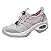Produktbild MYMYG Damen Turnschuhe Modische Freizeit Mesh Tragen beständige Schnürschuhe Rutschfeste Sportschuhe Flache Winterschuhe Trekkingschuhe Laufen Wandern