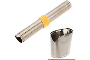 CUASTING Pare-vent pour réchaud de camping en titane pur 15 cm