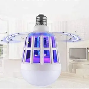 RAJIPO Enterprise Mosquito Killer Zapper Bulb/Light and LED Bulb B22 12Watt Zapper Light.Mosquito Prottector. [ White]