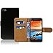 Price comparison product image Lenovo S90 Sisley Case, thinkmobile - Black Pu Leather Wallet Case Cover For The Lenovo S90 Sisley