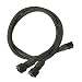 Produktbild Nanoxia 3-Pin Molex Y-Kabel, 60 cm, carbon