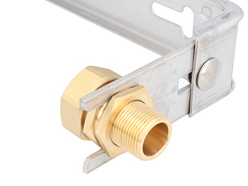 Wasserzählergarnitur Wasserzählerbügel Aufnahme für Zähler mit Baulänge 190 mm - 2