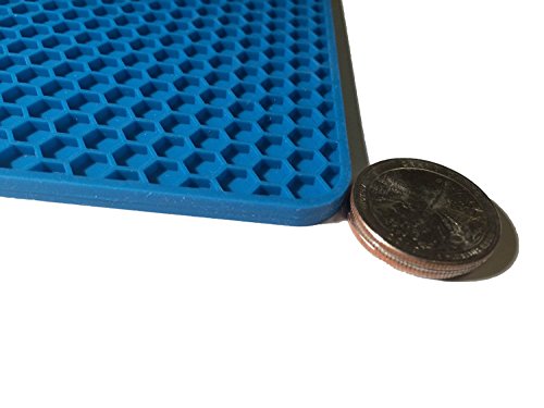 flintronic Silikon Topfuntersetzer / Topflappen, Küche Silikon-Matte Rutschfeste, Hitzebeständig bis zu 230°C, Geschirrspüler Sichere für Topflappen, Topfhalter, Topfschoner, Deckelöffner,4 Pcs - 4