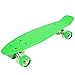 Produktbild 57cm Mini Cruiser board Retro Skateboard mit LED Leuchtrollen und Aluminium Trucks ABEC-7 Classics