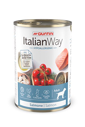 Italian Way Comida húmedo para Perros hipoalergénica Salmón - 400 gr