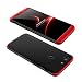 Produktbild Handyhülle für OnePlus 5T ,ERLI 3 in 1 Ultra Dünn 360°Full Body Schutz Schutzhülle ,Panzerglas Displayschutzfolie für OnePlus 5T , Anti-Kratzer Elegant Stoßfest Hart PC Skin Rückdeckel Glatte Rückseite Bumper tasche für OnePlus 5T (Rot+Schwarz)
