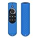 Produktbild Schutzabdeckung Case Schutzhülle Hülle für 5,9'' All-New Fire TV Voice Remote Anti Slip Silikon Shock Proof Abdeckung Fall (2017 Edition) (2. Generation) (Blau)