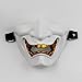 Produktbild Webla Halbmaske Cosplay Samurai Devil Tactics Maske des Grauens Für Halloween Kostüm Party Maske Halloween Cosplay Party Requisiten, Harz