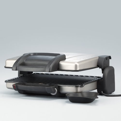 Severin KG 2389 Kontaktgrill, schwarz-silber - 2