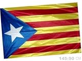 Estelada catalana bandera catalunya cataluña independentista. 90 *145 Cm.