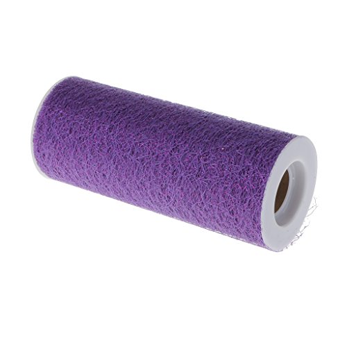 Tüll Rollenspule Tutu für Kleidung Deko Hochzeit Party 6in X 10yd – Lila - 5