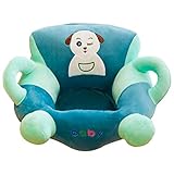 Alta calidad - 100% nueva, silla alta de alta calidad: peluche corto + algodón PP, adecuado para 4-18 meses, ayuda al bebé a aprender a sentarse. POSICIONAMIENTO SUPERIOR DEL ASIENTO: ayuda a estabilizar la espalda de su bebé mientras aprende a sentarse