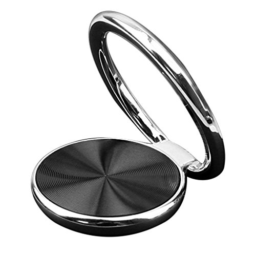 Handy Ringhalter, TUCNIPUS 360Â°Auto Finger Ring Stand Holder, Smartphone Griff Halter fÃ¼r iPhone 7 Plus / 7 / 6S/ 6 , Samsung Galaxy S8 / S8 Plus S7 edge, und Alle Andere Smartphones -Schwarz