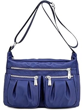 Luckysmile Damen Wasserabweisend Nylon UmhäNgetasche LS0995