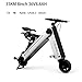 Produktbild FMKYQ 35KM 8Inch 36V8.8AH Faltbarer Elektrischer Roller-Tragbarer Mobilitäts-Roller-Erwachsener Elektrisches Fahrrad, Maximale Last 120KG (265 Lbs) Maximale Geschwindigkeit 35Km / H,Gray