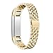 Produktbild Armband Für Fitbit Alta HR, Zolimx Edelstahl Uhrenarmband Smart Watch (Gold)