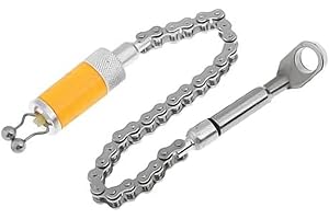 Jorzer Fishing Swinger Steel Fishing Bobbins Fishing Chain Bite Alarm Carp Indicator Ring Bell Hanging Sensor Tackle Carp Fishing Accessories - Yellow