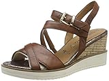 keilsandaletten cognac Alis Tamaris Damen 1-1-28349-22 Riemchensandalen, Braun (Cognac 305), 37 EU
