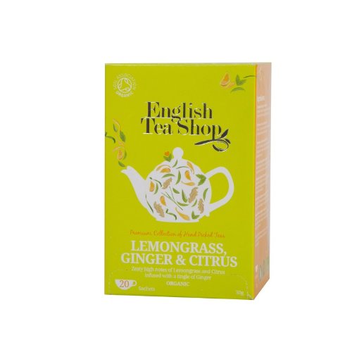 English Tea Shop - Lemongras Ingwer und Zitrusfrüchte, BIO, 20 Teebeutel
