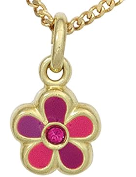 JOBO Kinder Anhänger Blume 333 Gold Gelbgold
