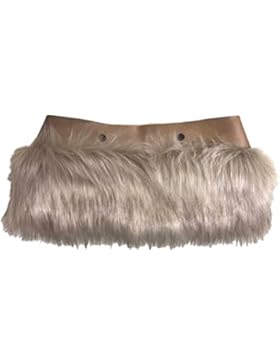 Trim Bordüre Kunstfell Umrandung Universell // O Bag MINI - FRANCE CHAMPAGNE - Hell Beige Champagner