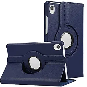 Prime Retail Compatible with Lenovo Tab M8/M8 HD 2 Flip Case Cover (8 inch TB-X8505 TB-X8705), 360 Degree Multi-Angle Kickstand Viewing Cover for Samsung Lenovo Tab M8/M8 HD 2 - Blue