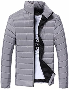 SUProcer Mens Featherweight Warm Windproof Winter Coat Down Jacket Stand Collar
