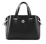 taschen business damen  Tommy Hilfiger Damen Th Core Med Satchel Business Tasche, Schwarz (Black), 1x1x1 cm