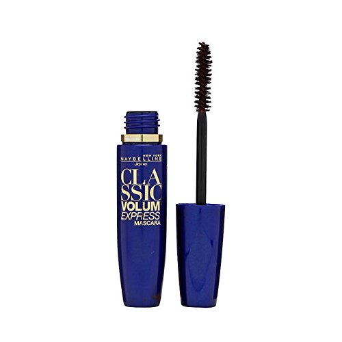 Maybelline New York Mascara Volum' Express Braun 73 / Wimperntusche in Braun mit 3 x mehr Volumen, dermatologisch getestet, 1 x 10 ml