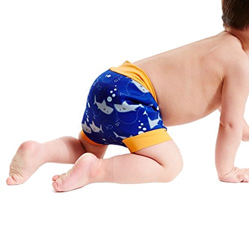 Preisvergleich Produktbild Baby Jungen Mädchen Badeshorts Schwimmwindel Waschbar Windelhose Uv-Schulz Schwimmhose Badewindelshorts Schwimmbekleidung Kleinenkind Bade-windel Rosa Dunkelblau Hellblau Rosenrot 0-5 Jahre Hibote