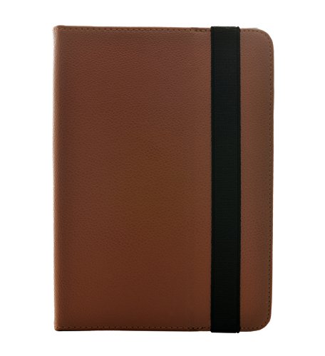 iProtect Kunstleder Tasche für MEDION LIFETAB Schutz Hülle Case mit Stylus PEN für S7851 MD 98675 7,85 Zoll braun - 4