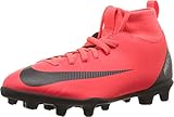 bright crimson/black-chrome Nike Unisex-Kinder Jr Superfly 6 Club Cr7 Fg/mg Fußballschuhe, Mehrfarbig (Bright Crimson/Black/Chrome 000), 33.5 EU
