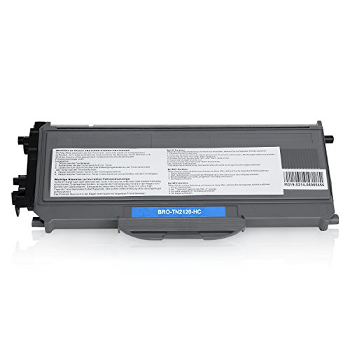 2 Toner kompatibel zu TN-2120 für Brother DCP-7030, HL-2140, MFC-7320, HL-2150, HL-2170, MFC-7320 – Schwarz je 2.600 Seiten - 2