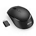 Produktbild Jelly Comb USB C Kabellose Maus, Type C 2.4G Wireless Mouse für MacBook 12", MacBook Pro 2016/2017, Chromebook und mehrere Typ C Geräte, Schwarz