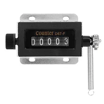 Mechanical 5-digit Tally Counter, Mechanical Counter 5 Digit Handheld Printing Press