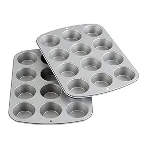Wilton Recipe Right Non-Stick Standard Muffin Pan Multipack, 12-Cup (2-Pack)