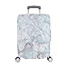 Produktbild Marmorierte Papierstruktur Blauer Spandex-Staubschutz Trolley Protector case-Koffer Reisegepäck-Schutzkoffer-Abdeckung 28,5 X 20,5 Zoll