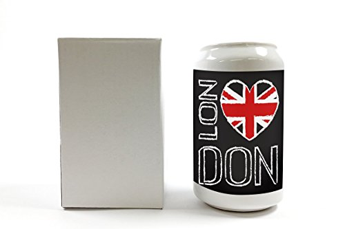 Spardose Reisen Küche London Keramik bedruckt
