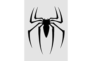 CFSUPPLIES A4 Stencil, Spider Symbol, Wall Art, Paint Stencil, Genuine Mylar Re-Useable 125 Micron