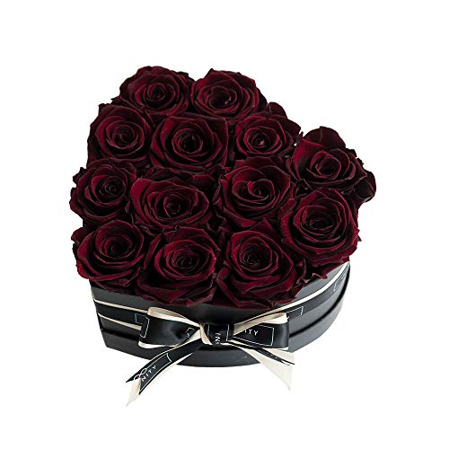 Infinity Flowerbox 5-BB-BG Infinity Herzbox, Burgundy