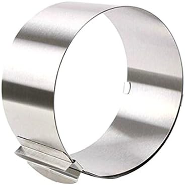 Adjustable Stainless Steel Cake Ring 6-12 Inch Cake Flat Baking Modeling Decorative Tools