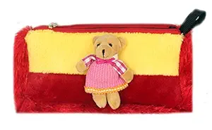 Tickles Beautiful Teddy Pencil Pouch Stuffed Soft Plush Toy Love Girl 26 cm