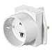 Produktbild Lumeno Netzadapter Eurobuchse (Typ C, CEE 7/16) auf UK-Stecker