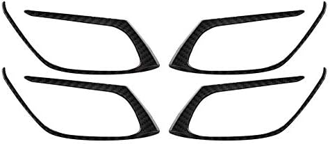 Inner Door Handle Frame Trim for Mazd a CX-5, Carbon Fiber ABS Inner Door Handle Cover Trim Sticker Car Styling for Mazd a CX 5 2017-2018
