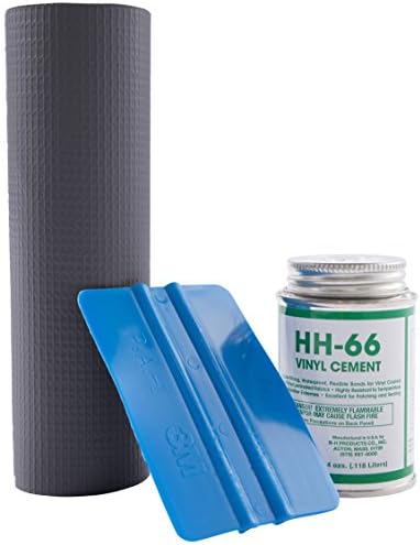 Powerblanket VRKBLK Patch Kit, HH-66 Adhesive, 12 L x 3 W of Vinyl, Black by Powerblanket