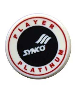 Synco Carrom Accessories - Player Series Platinum Striker (Red & Black)