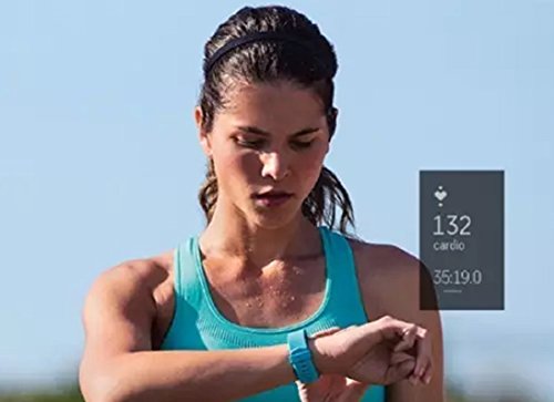 Jomoq Fitbit Charge2 Ladekabel für Fitness-Armband, Ersatz Silikon-Armband, drahtlos, Aktivitäts-Tracker Zubehör für Silikon-Armband, mit Sicherheitsschnalle - 3