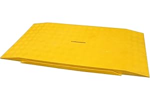 ADO - Placa cubre zanja Plastrong 1355x755x50 mm. Pasarela salva zanjas de plástico para tapar agujero temporal en obra