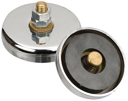 Silverline 427714 Masse-Magnet Haltekraft: 16 kg